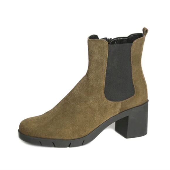 New The Flexx UP N OUT TOO Olive Green Suede Italian leather size 6 - Picture 1 of 4